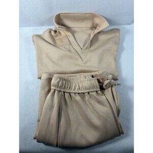 Women's 2 Piece V Neck W/Collar Jogging Suit Warm & Thick Medium Very Nice